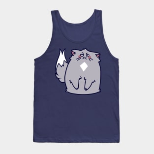 Cute Fat Fluffy Cat Tank Top